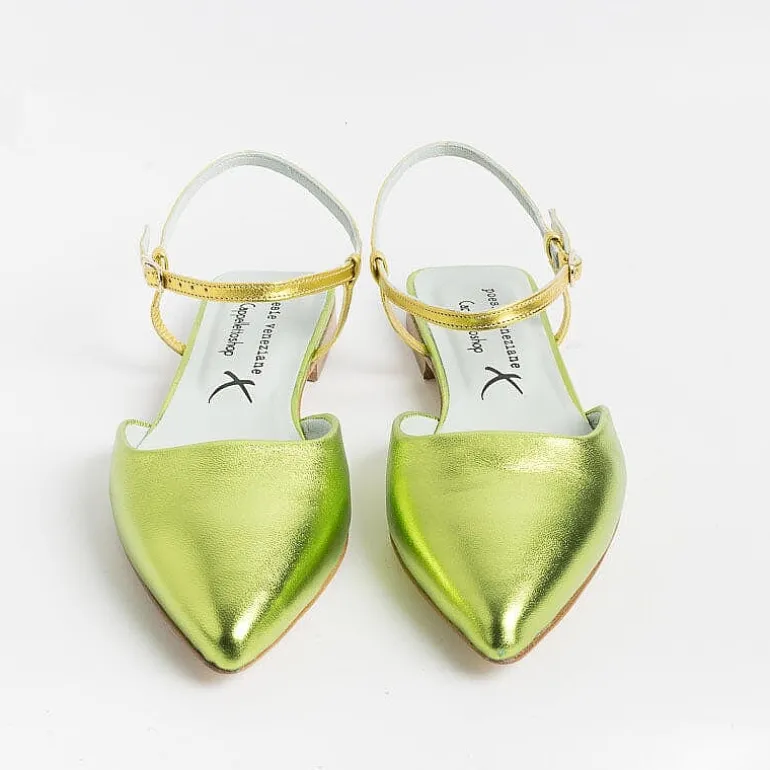 POESIE VENEZIANE Slingbacks*Venetian Poetry - Sling Back - Df34 - Lime Laminate