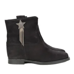 Via Roma 15 Ankle Boots* - Ankle Boot 3327 - Star Edition - Black Desire