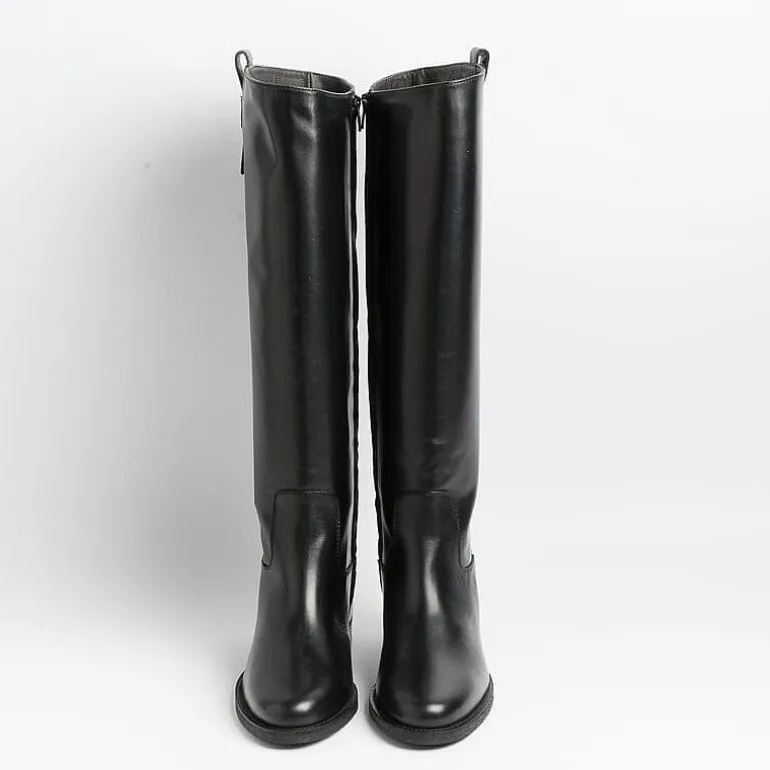 Via Roma 15 Boots* - Boots With Internal Zip 3983 - Santa Monica Black