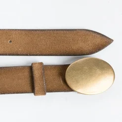 PUNTO VITA Belts*Waist Point - Belt Pv2259 - Oval Suede Leather