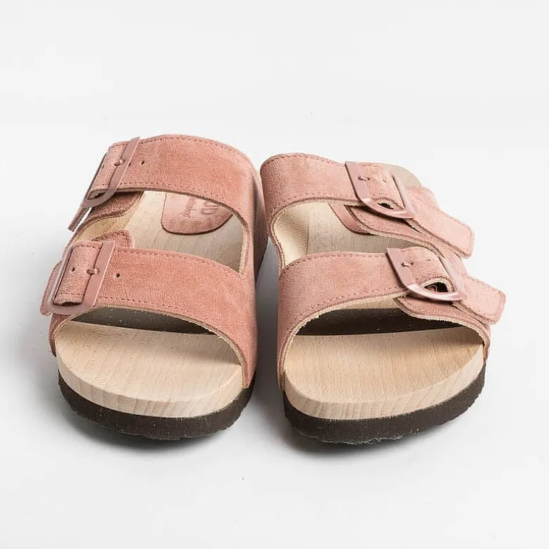 WUD Low Sandals* - Flat Sandals - Root - Cameo Pink